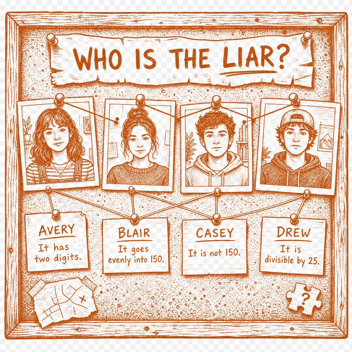 Who Is the Liar? puzzle artwork